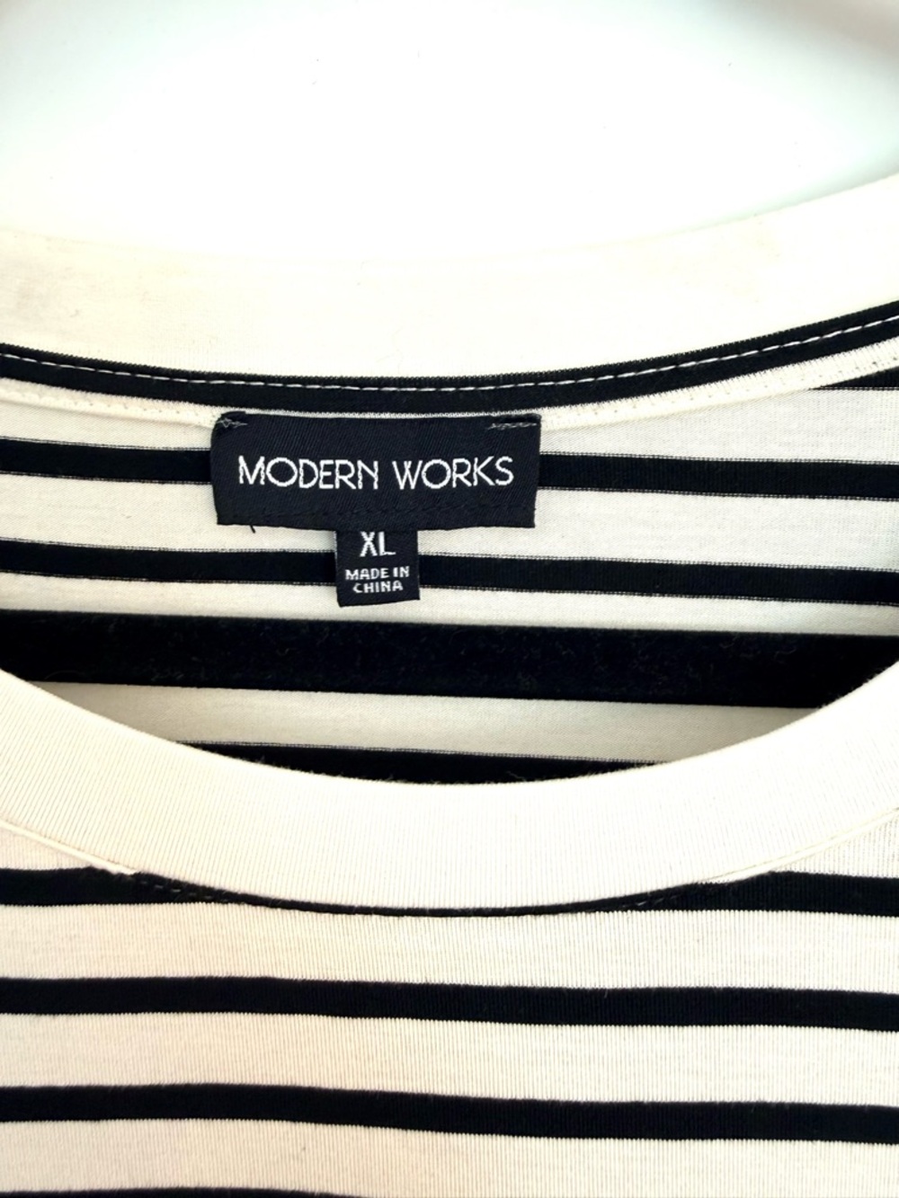 Modern Works Puff Sleeve Striped Tee - Picture 6 of 7